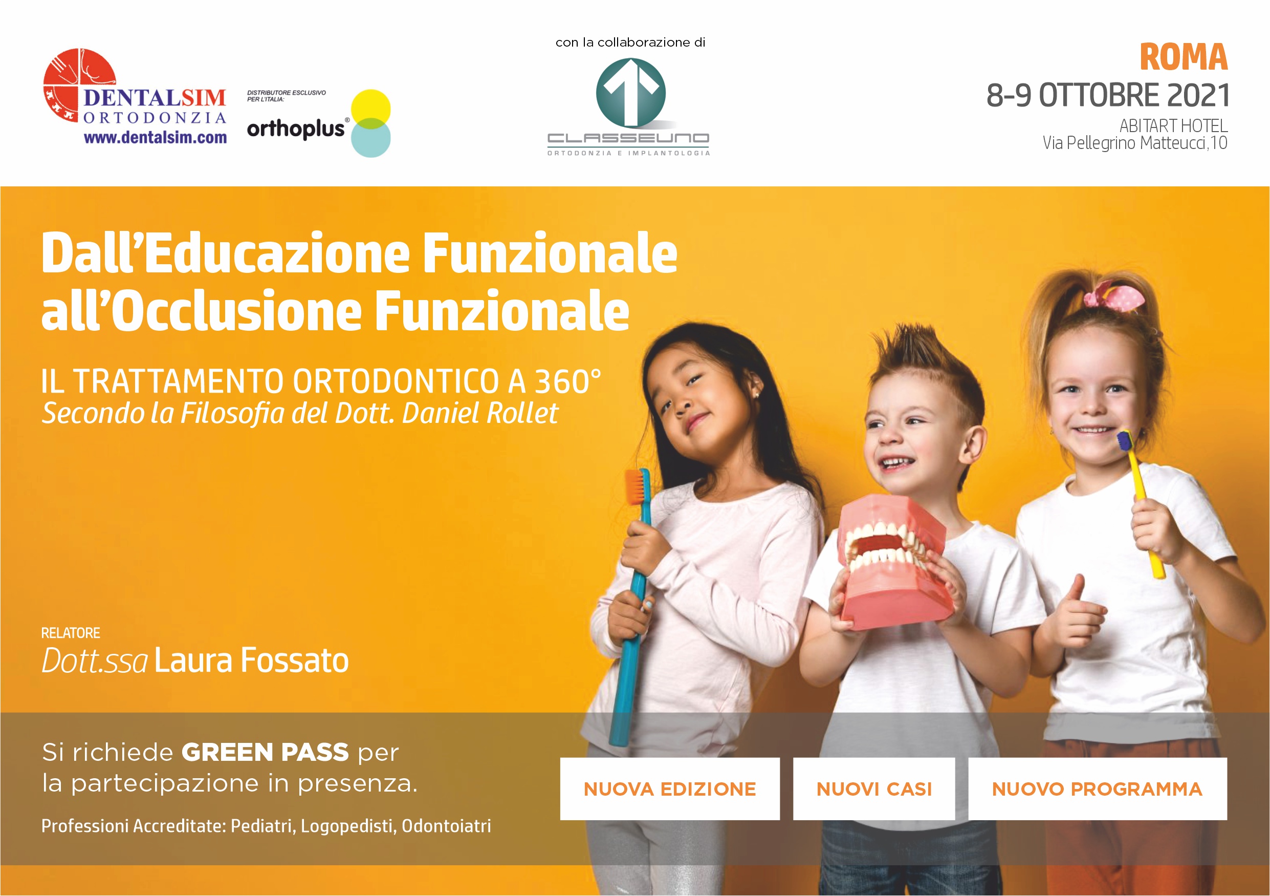 Social_Dall’Educazione funzionale all’Occlusione funzionale - Roma 2021